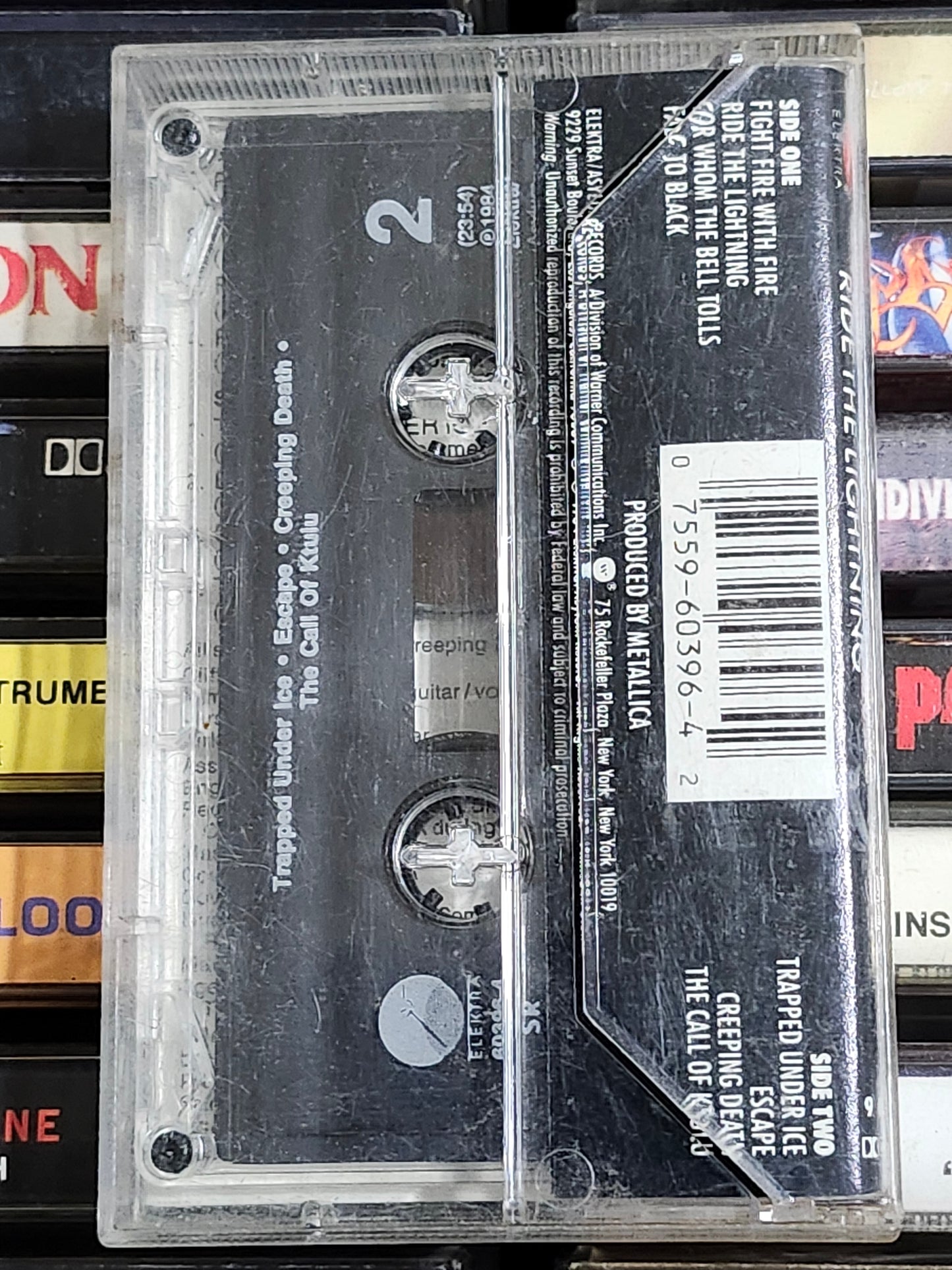 Metallica - Ride The Lightning Cassette Metal