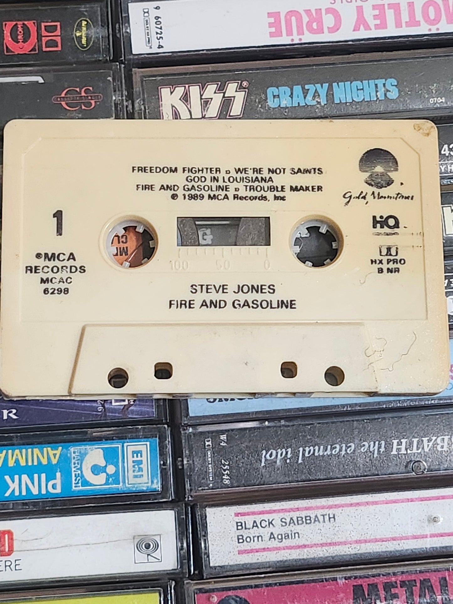 Steve Jones - Fire and Gasoline Cassette