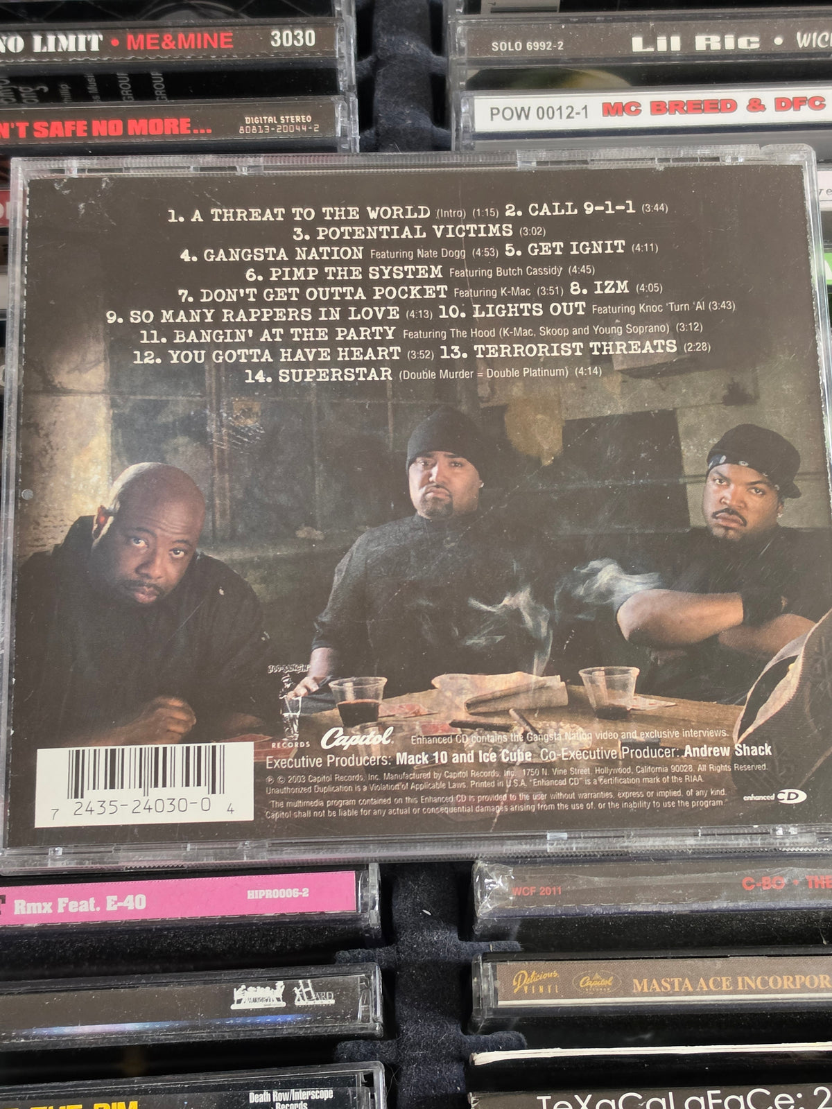 Westside Connection Terrorist Threats CD Ice Cube Mack 10 WC