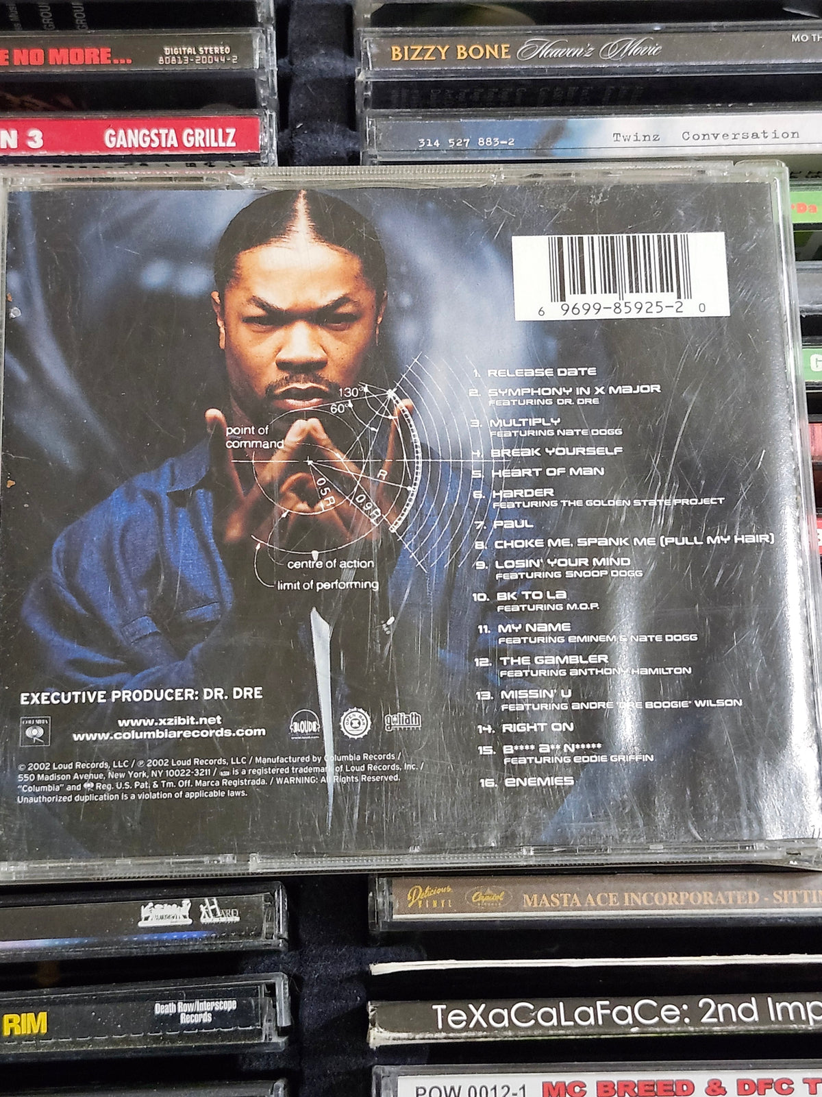 Xzibit: Man Vs Machine CD Nate Dogg Eminem Bonus Disc