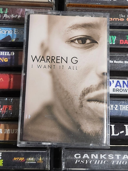 Warren G - I Want It All Cassette DPG Nate Dogg