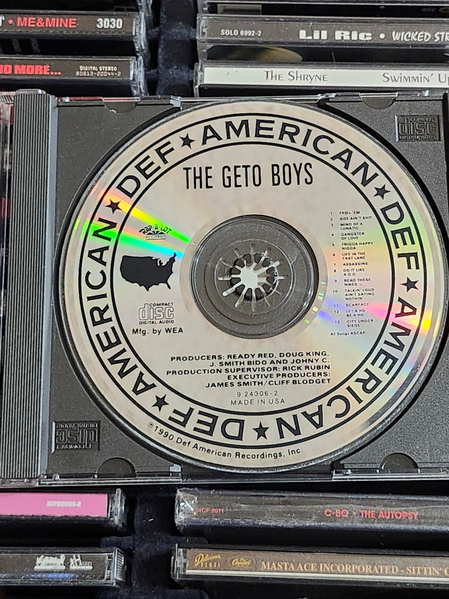 Geto Boys CD Rare HTF OOP Scarface