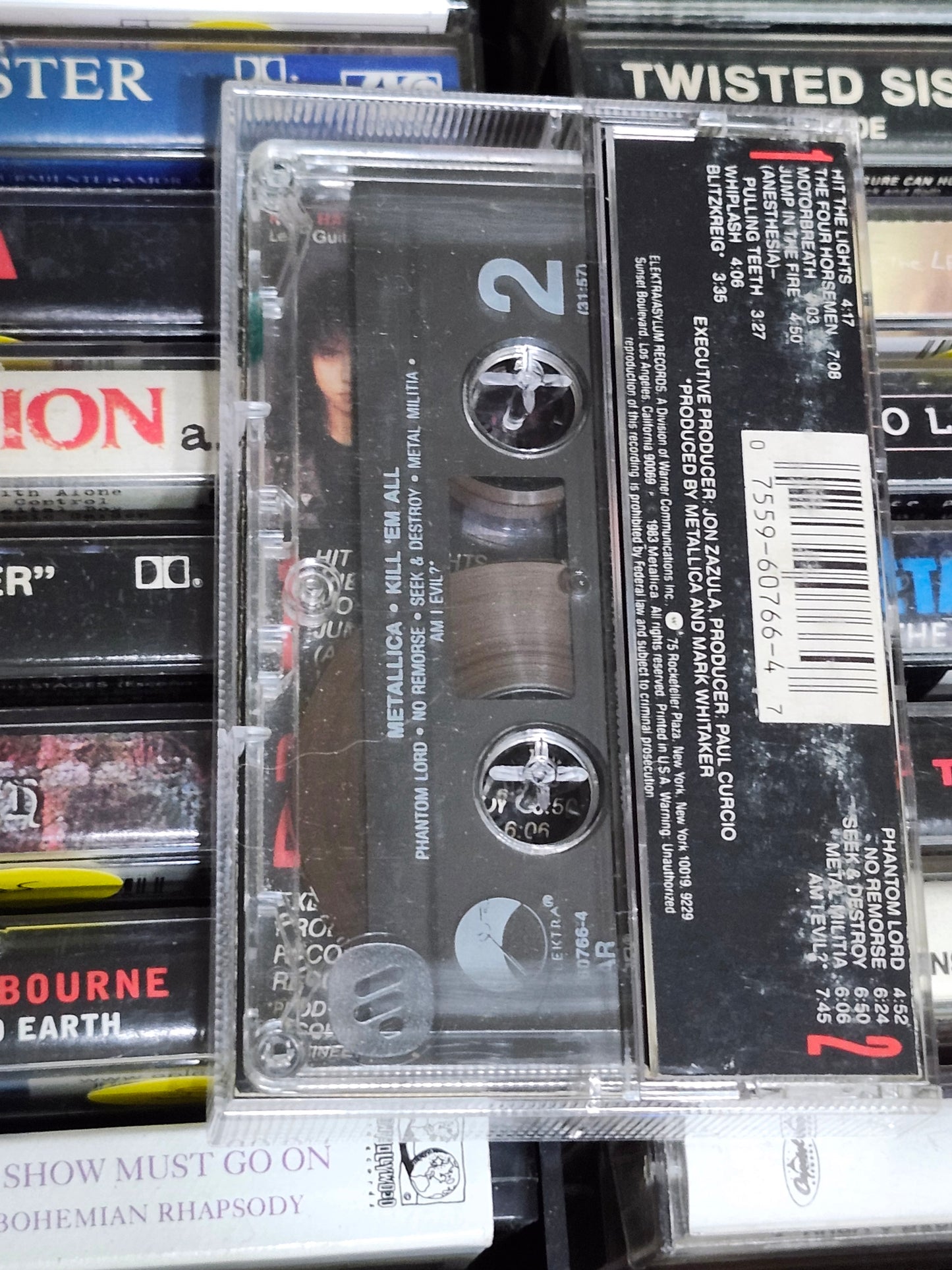 Metallica Kill 'Em All Cassette