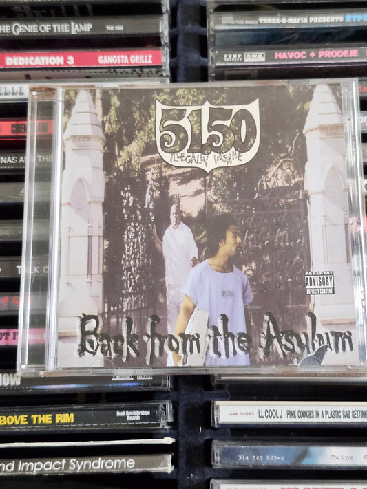 51.50 Illegally Insane- Back From The Asylum CD Rare HTF OOP