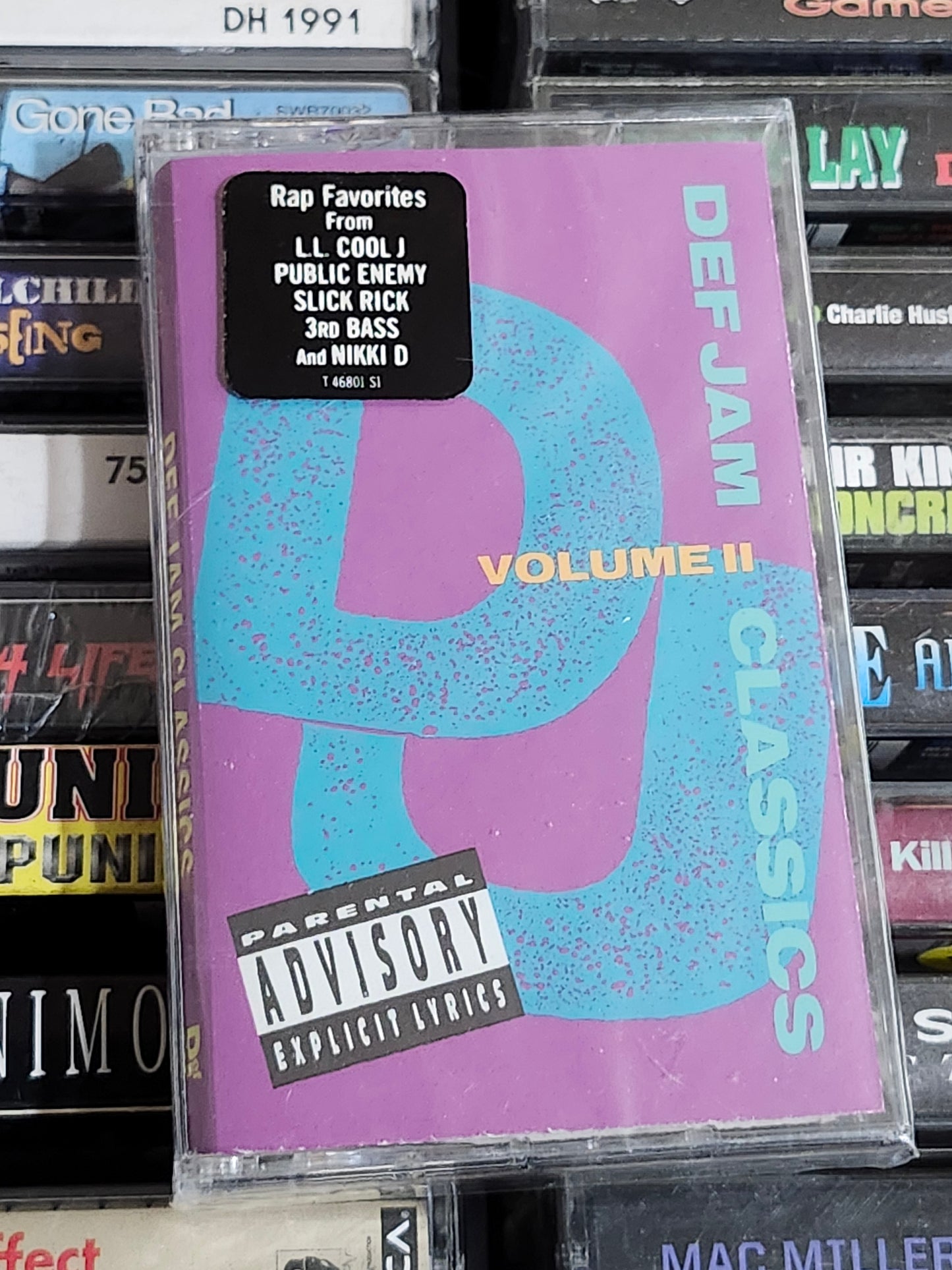 Def Jam Records Classics Volume II Cassette Tape Public Enemy Slick Rick