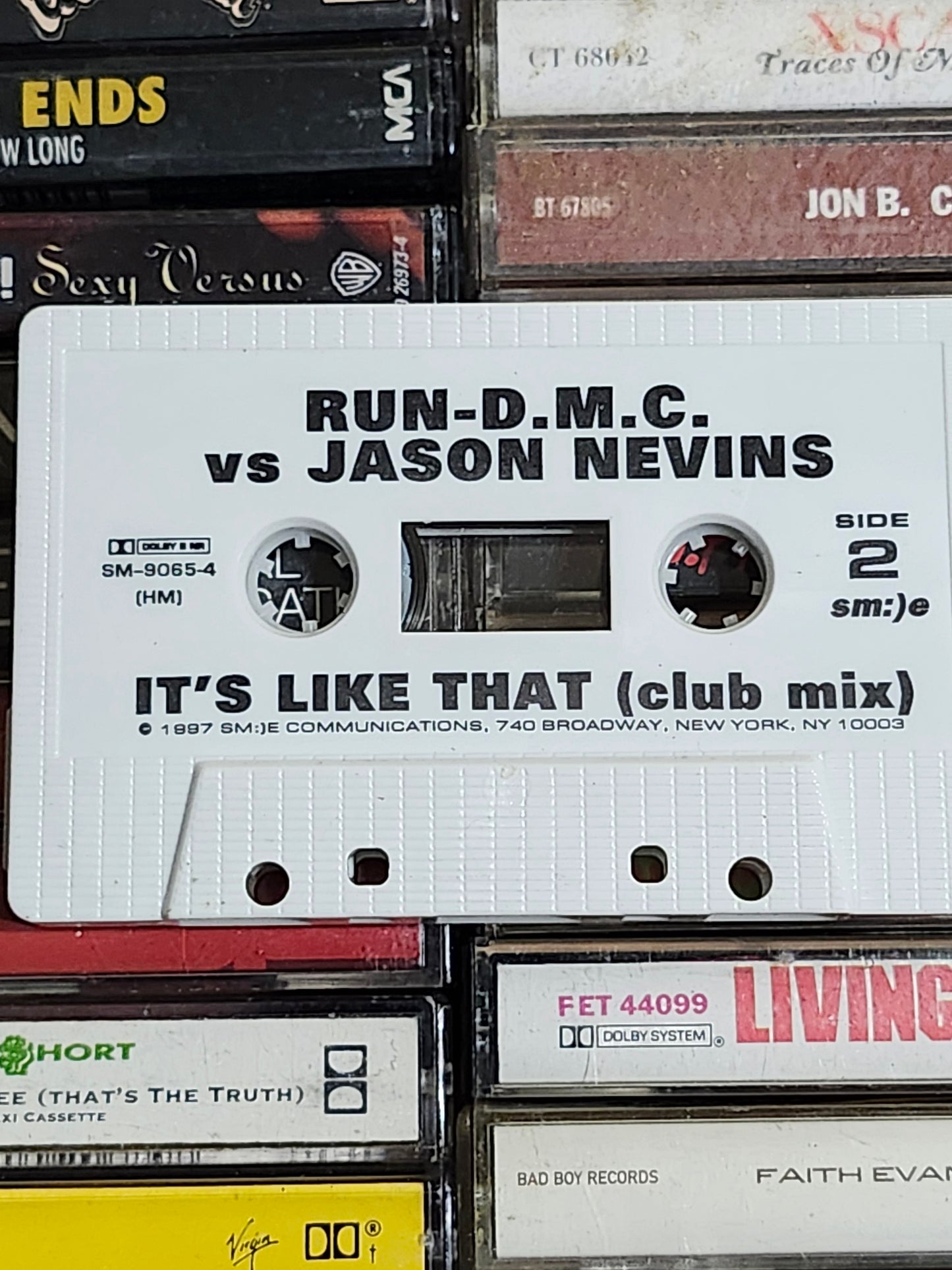 Run Dmc vs Jason Nevins It’s Like That Cassette Tape Single Rare HTF OOP