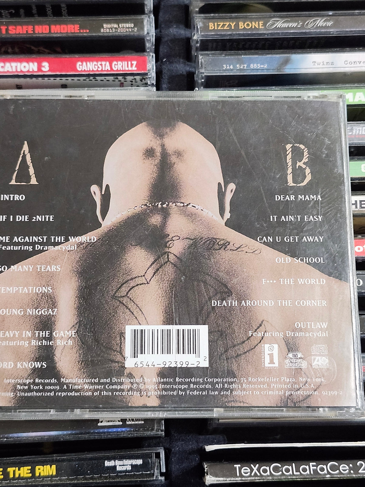 2Pac Me Against the World CD