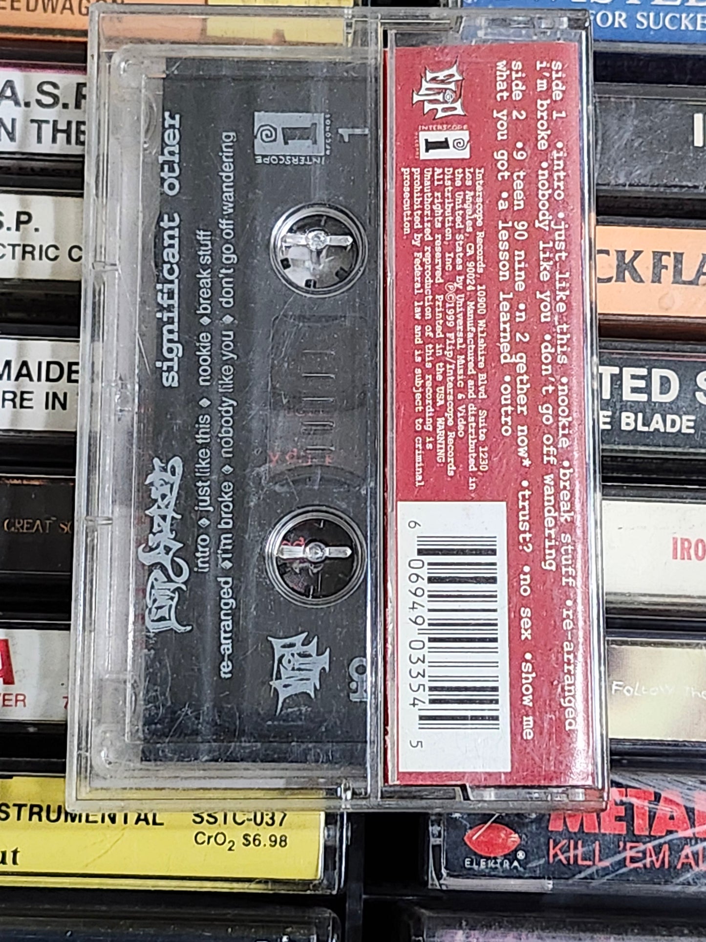 Limp Bizkit Significant Other Cassette