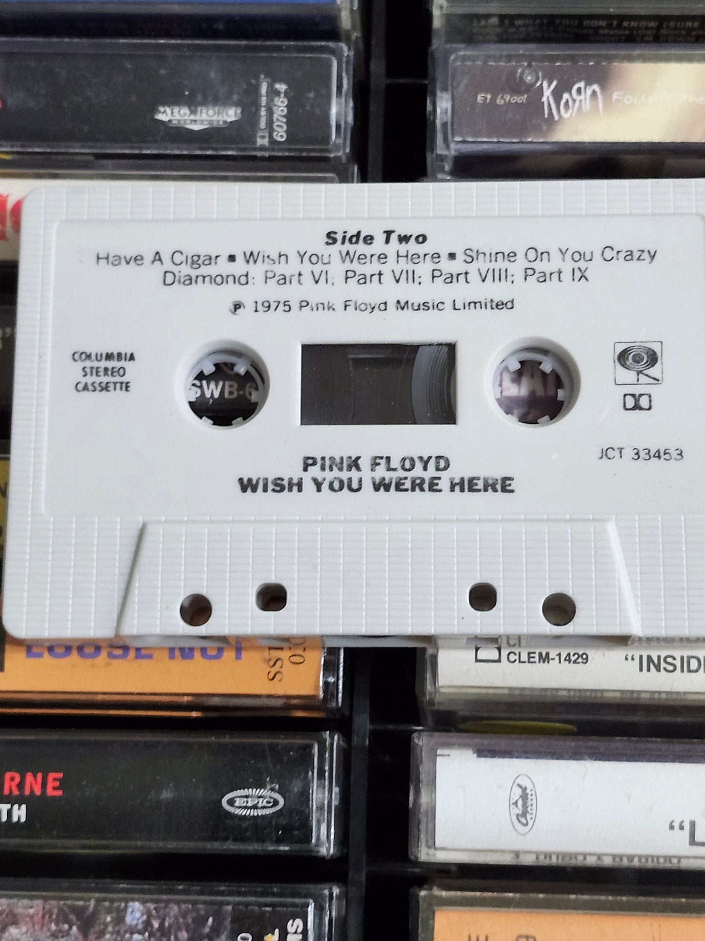 Pink Floyd Wish You Were Here Cassette Tape