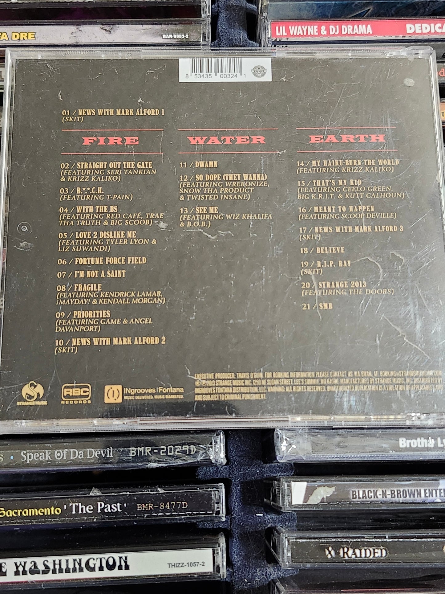 Tech N9ne Something Else CD Serj Tankian Wiz Khalifa Kendrick Lamar Big Kritt