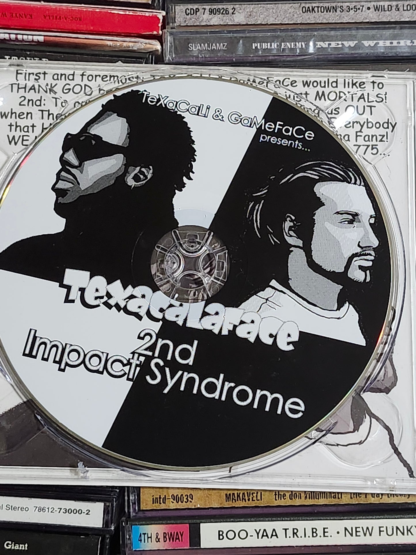 TeXaCaLaFace - 2nd Impact Syndrome CD Rare HTF OOP Rap