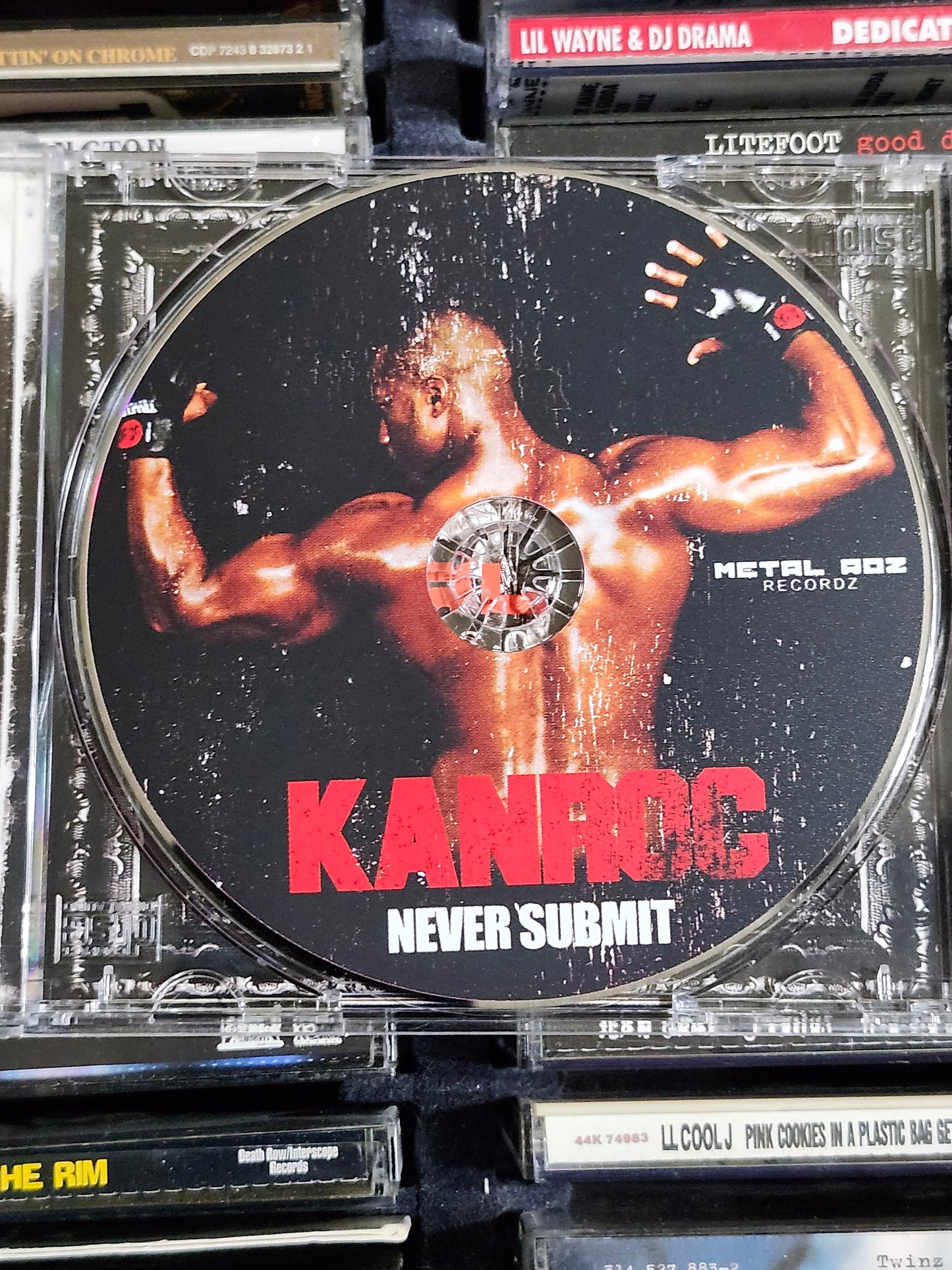 Kanroc Never Submit CD Rare HTF OOP Rap Hip-hop