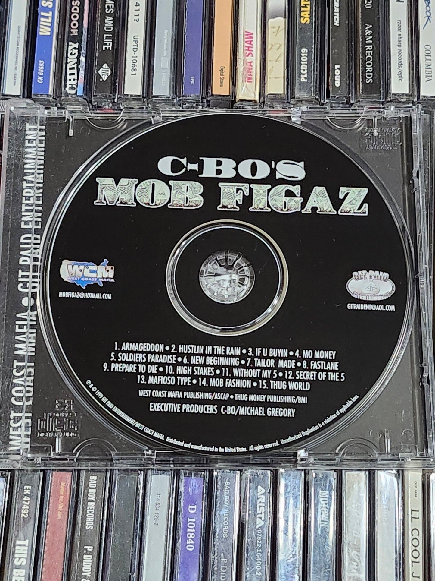 C-Bo's Mob Figaz CD Spice 1 Yukmouth Jacka Husalah Fed Ex AP.9 Rare HTF OOP