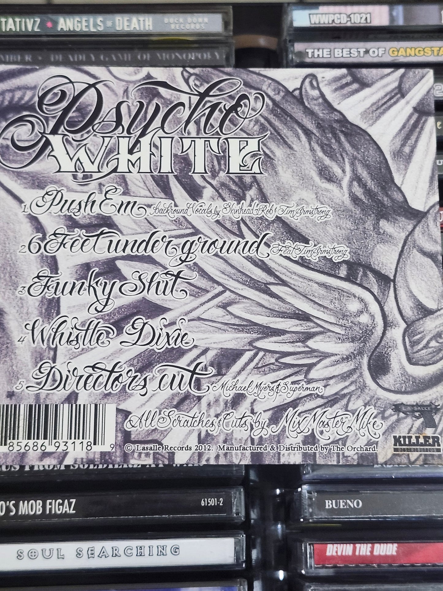 Travis Barker & Yelawolf - Psycho White CD