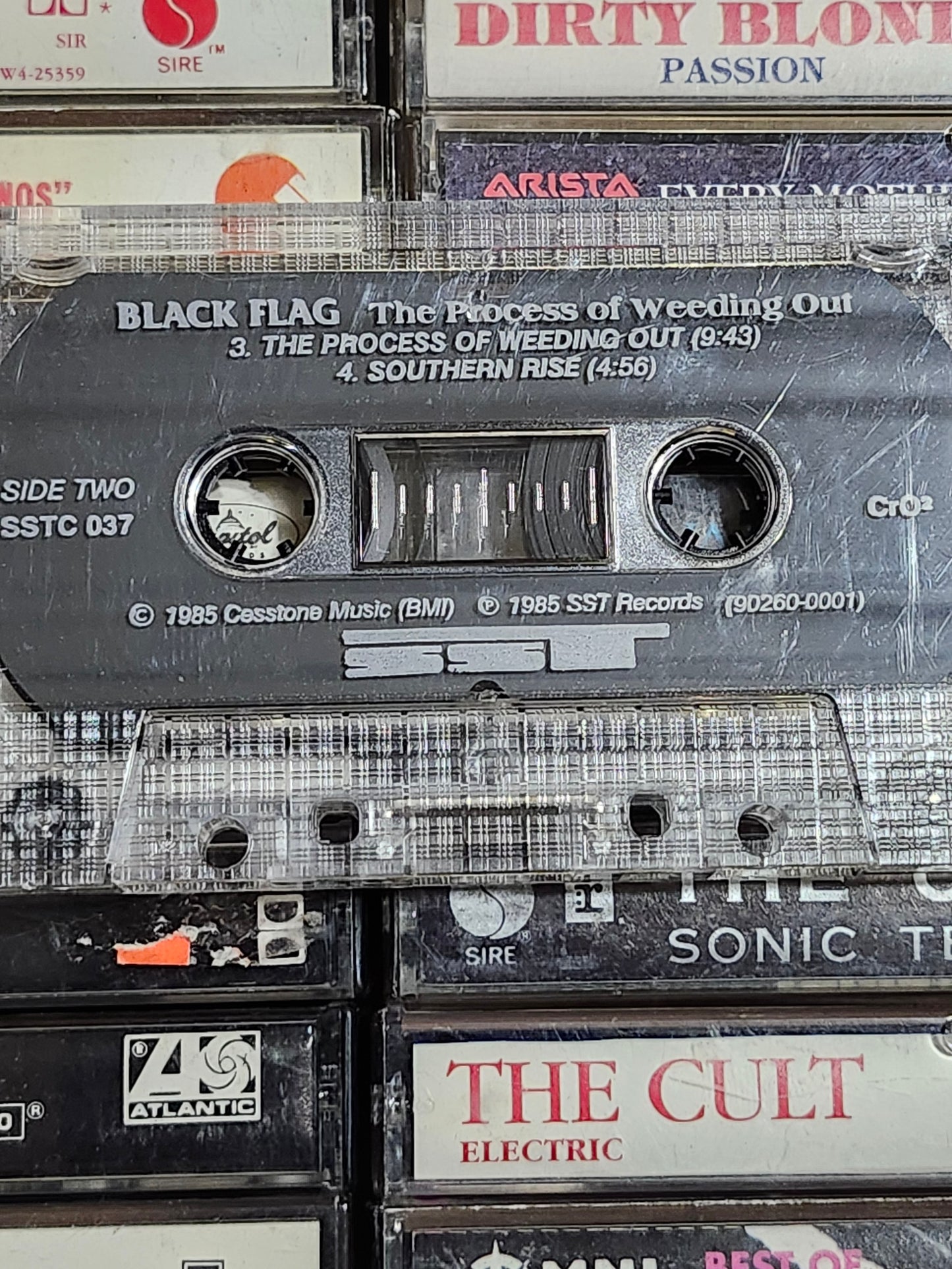 Black Flag : The Process of Weeding Out Cassette Rare HTF OOP