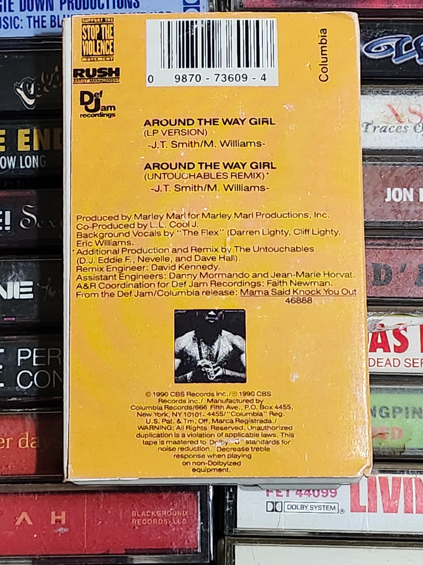 LL Cool J – Around The Way Girl Cassette Single 1990 Def Jam Columbia Rap