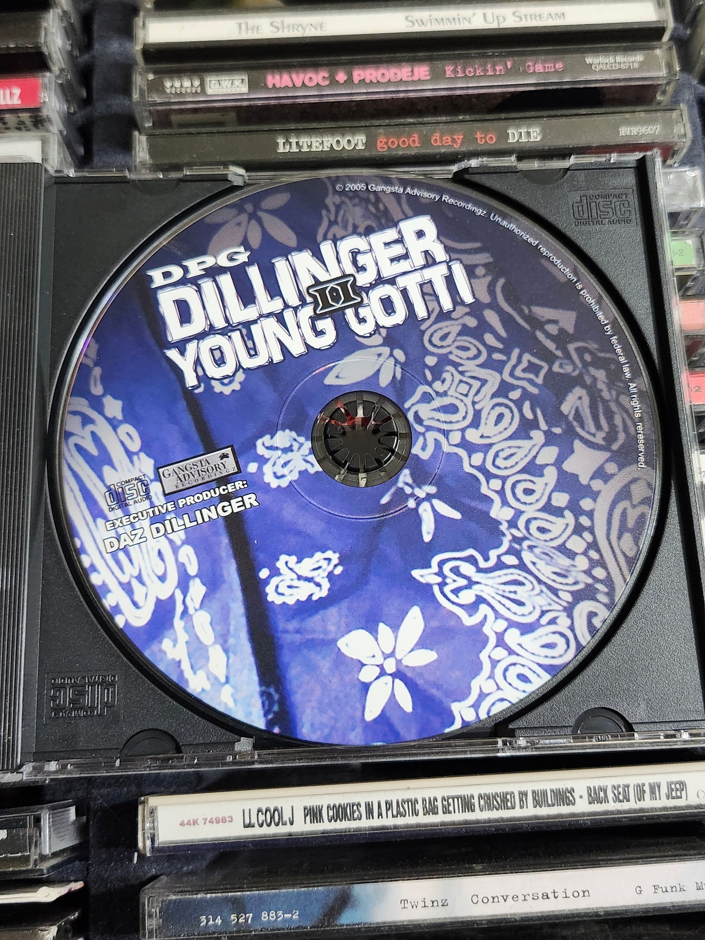 Dillinger & Young Gotti 2-Tha Saga Continuez CD DPG Daz Kurupt Rare HTF OOP