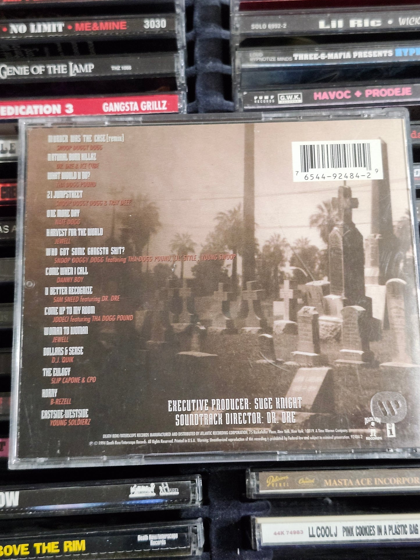Snoop Dogg Murder Was the Case Soundtrack CD Dr. Dre Death Row