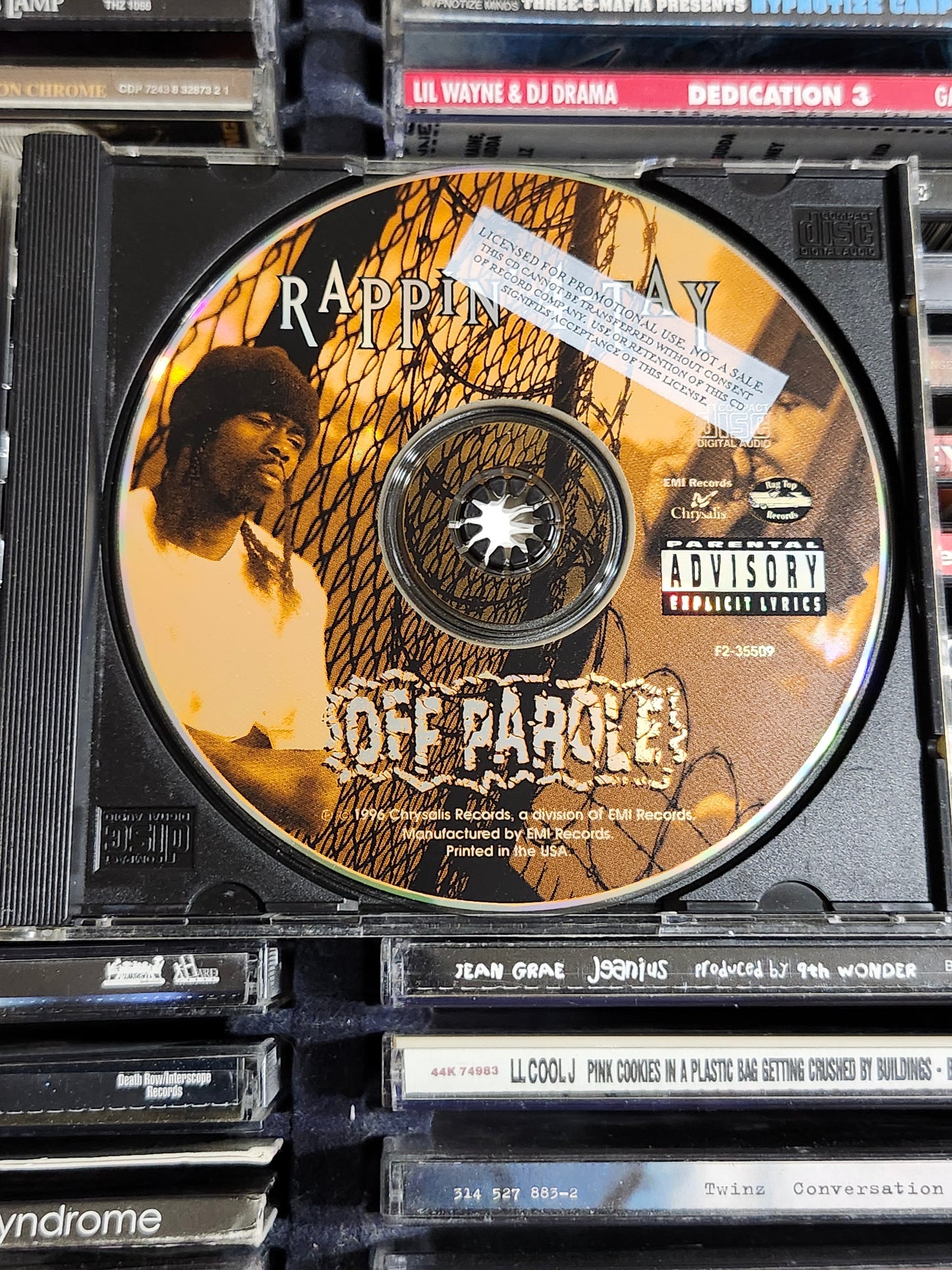 Rappin' 4-Tay - Off Parole CD Too Short San Quinn MC Breed GLP