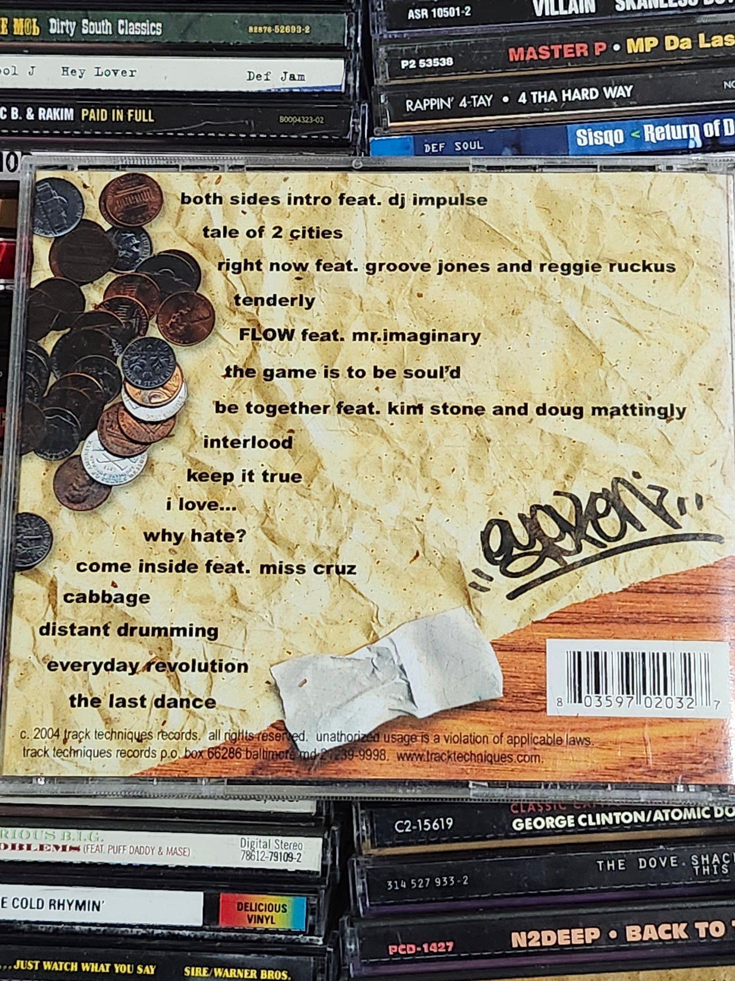 Eyekon Both Sides Of The Coin CD Rare HTF OOP Rap Hip-hop DJ Impulse
