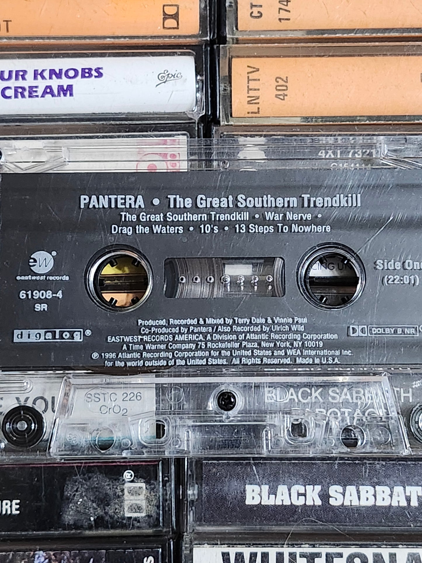 Pantera the Great Southern Trendkill Cassette Tape