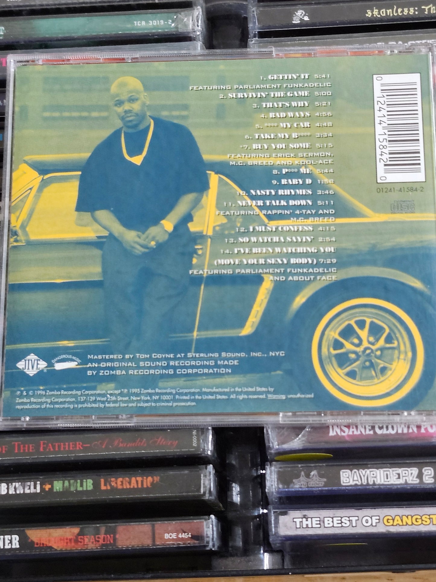 Too Short Gettin It CD Parliament $hort Funkadelic MC Breed Erick Sermon