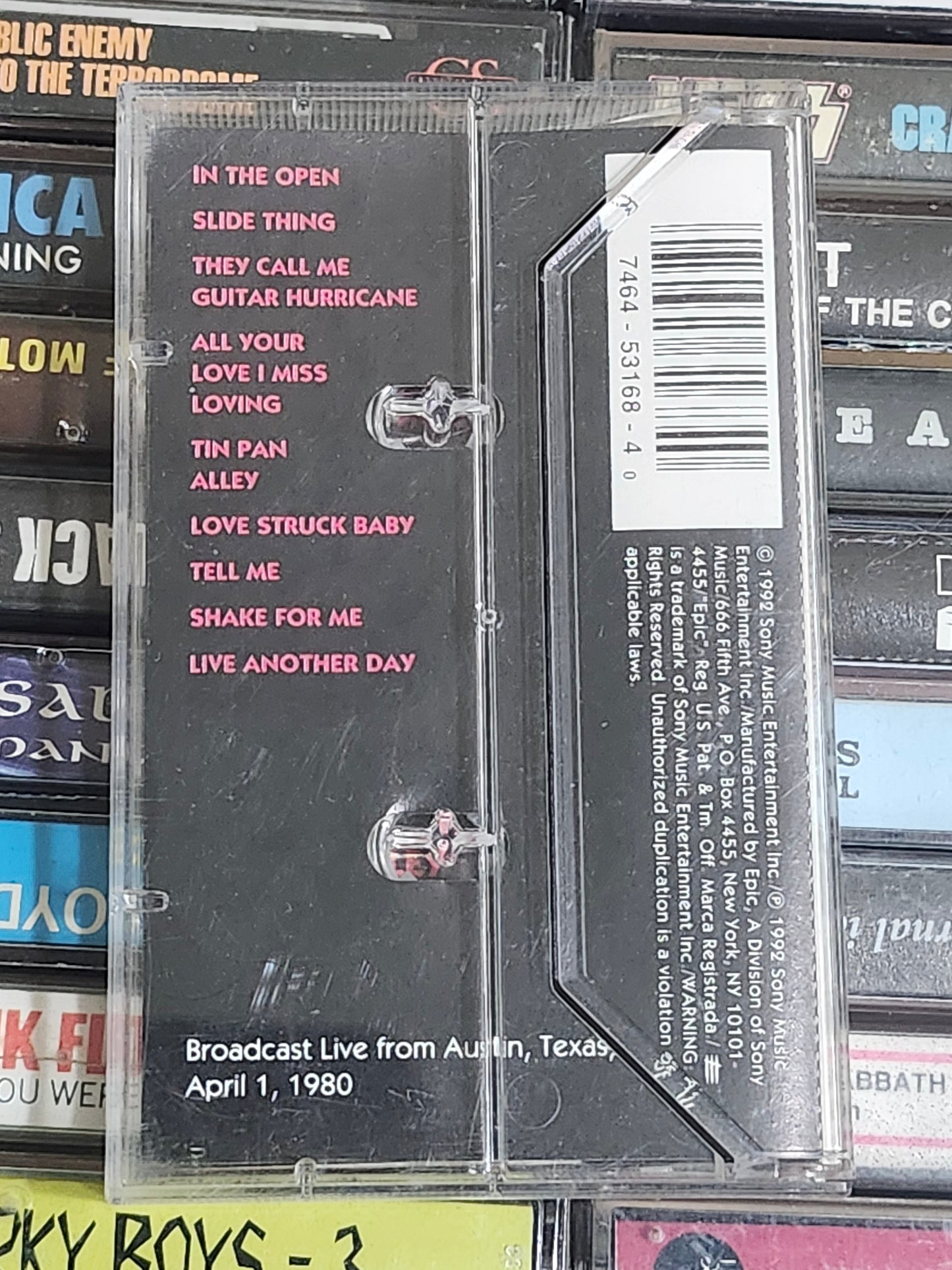 Stevie Ray Vaughan & Double Trouble LIVE! 1980 In The Beginning Cassette Tape