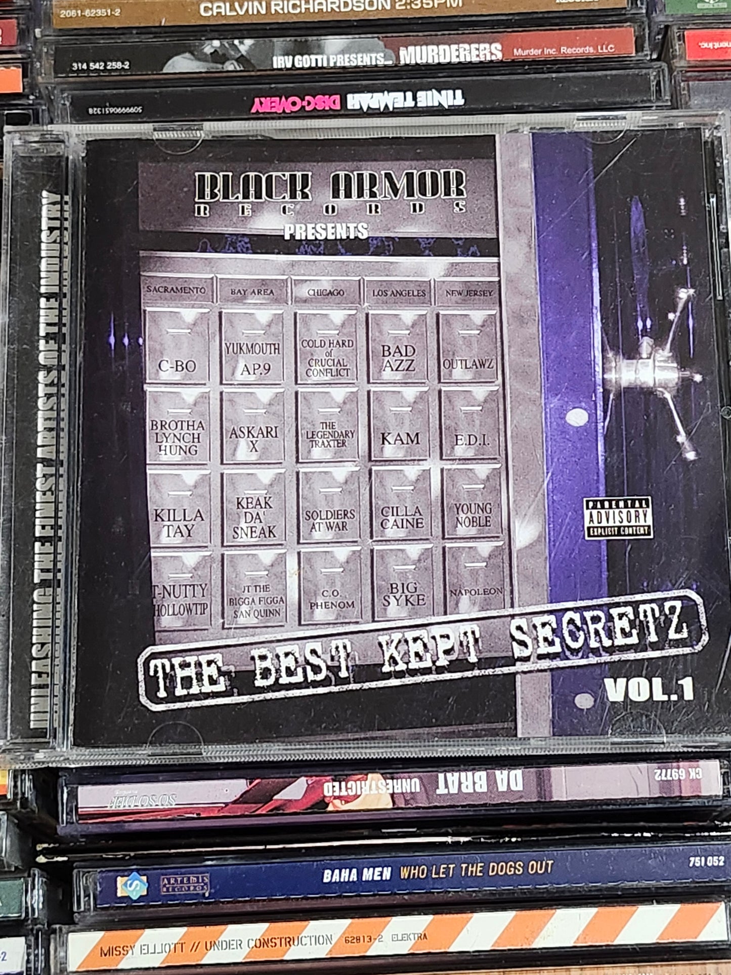 Black Armor Records Best Kept Secretz Vol 1 CD T Nutty Brotha Lynch Killa Tay