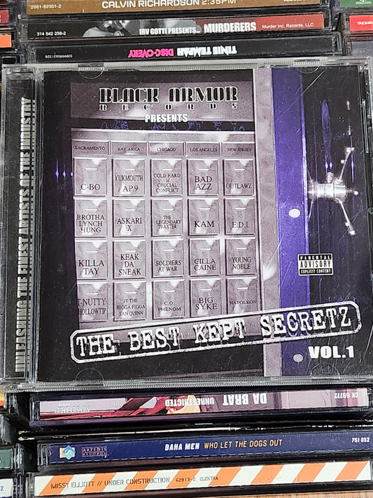 Black Armor Records Best Kept Secretz Vol 1 CD T Nutty Brotha Lynch Killa Tay