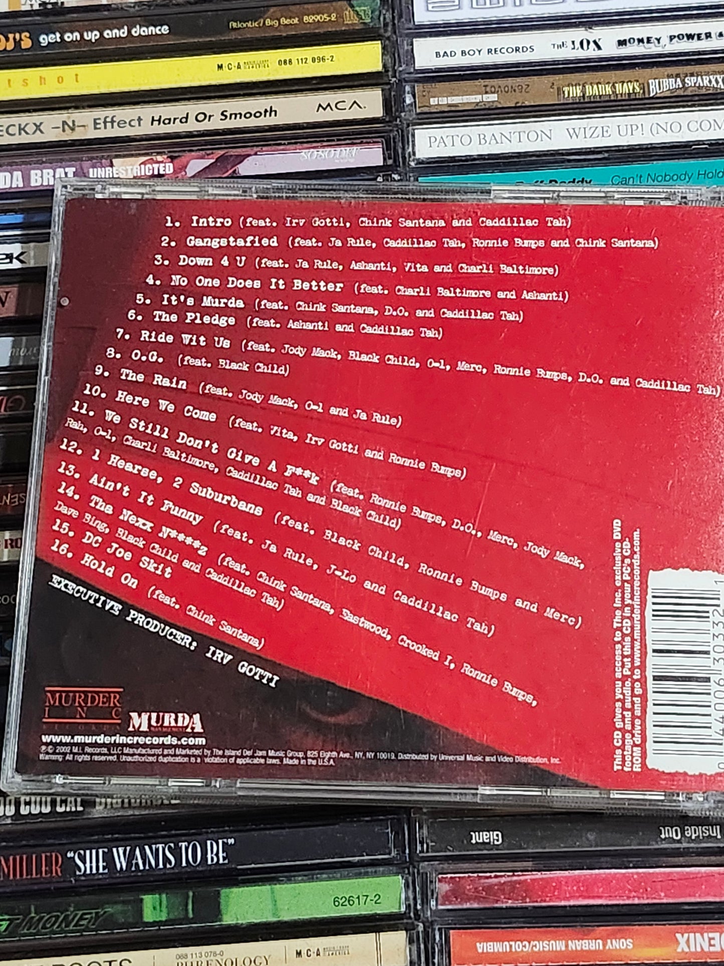 Irv Gotti Presents the Inc CD Ja Rule Ashanti Charlie Baltimore Cadillac Tah