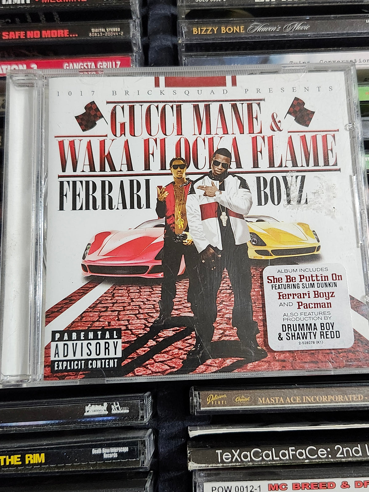 Gucci Mane / Waka Flocka Flame - Ferrari Boyz CD Rare HTF OOP