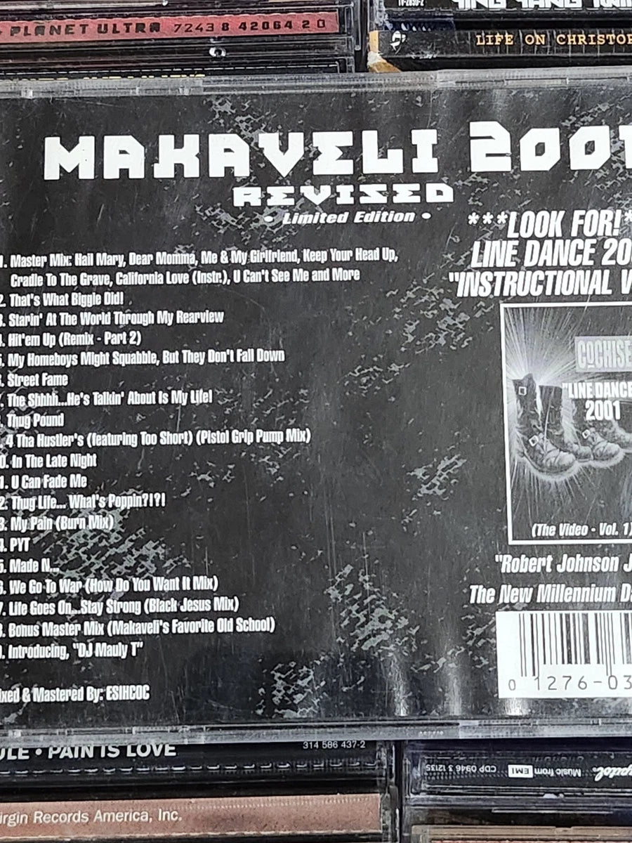 2pac Makaveli 2001 Revisited CD Bootleg DJ Quik, Too $hort, Outlawz Mixtape