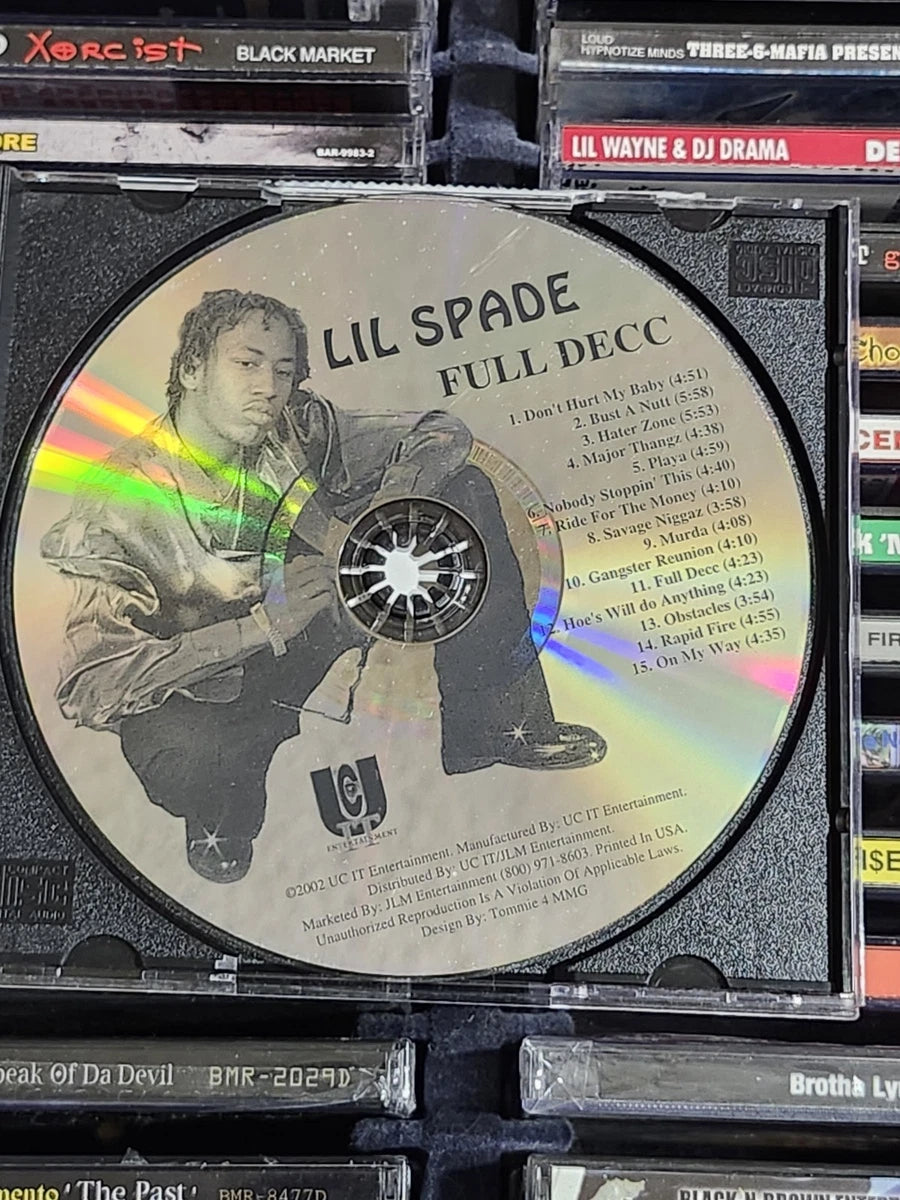 Lil Spade - Full Decc CD T-Nutty Triple Beam Norcal Rap Rare HTF OOP Sacramento