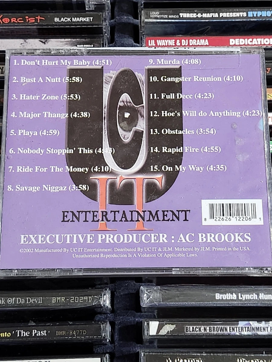 Lil Spade - Full Decc CD T-Nutty Triple Beam Norcal Rap Rare HTF OOP Sacramento