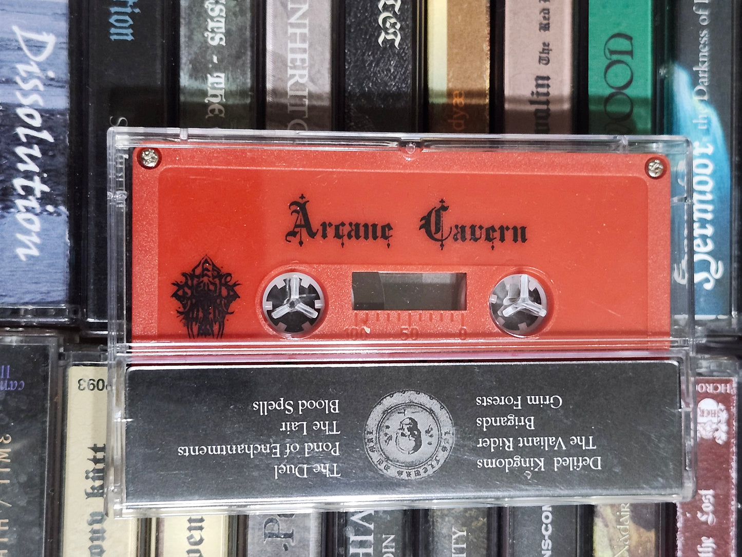 Arcane Cavern - Sorcery Of Chaos Dungeon Synth Cassette Rare HTF OOP