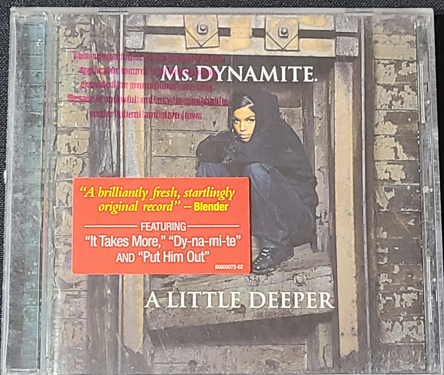 Ms. Dynamite A Little Deeper CD