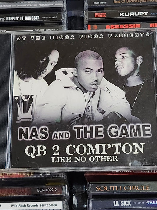 Nas and The Game ‎– QB 2 Compton CD JT The Bigga Figga Rare HTF OOP