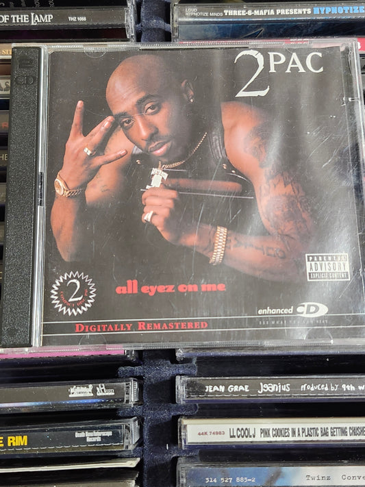 2pac All Eyez On Me CD Remastered Enhanced Daz Kurupt Snoop C-Bo Rare HTF OOP