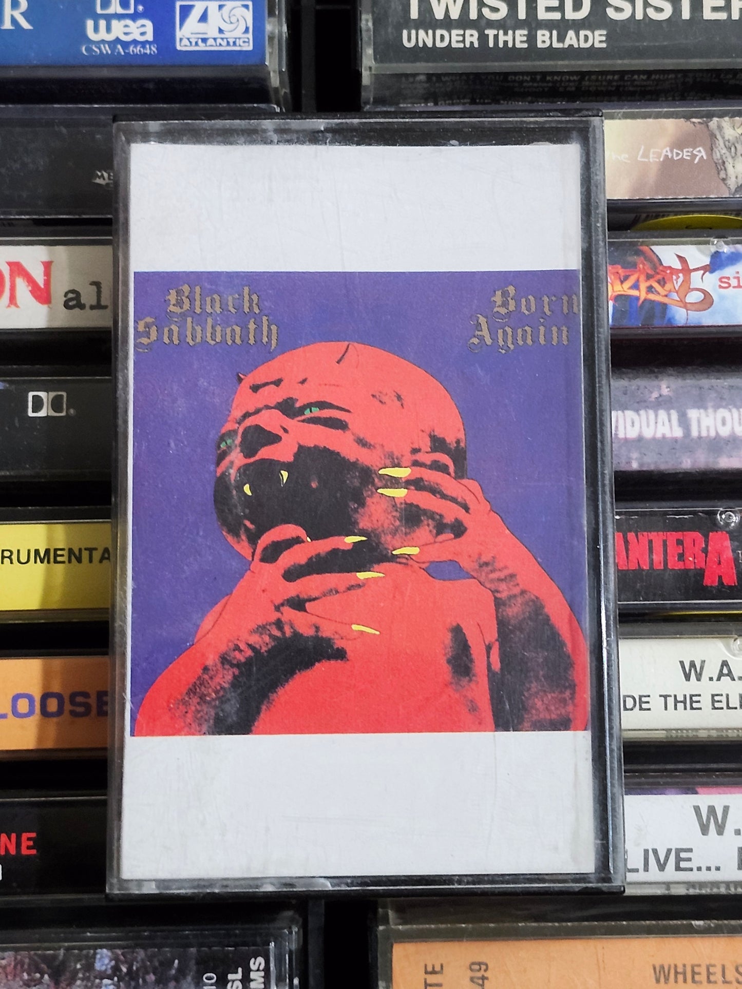 Black Sabbath Born Again Cassette Tape