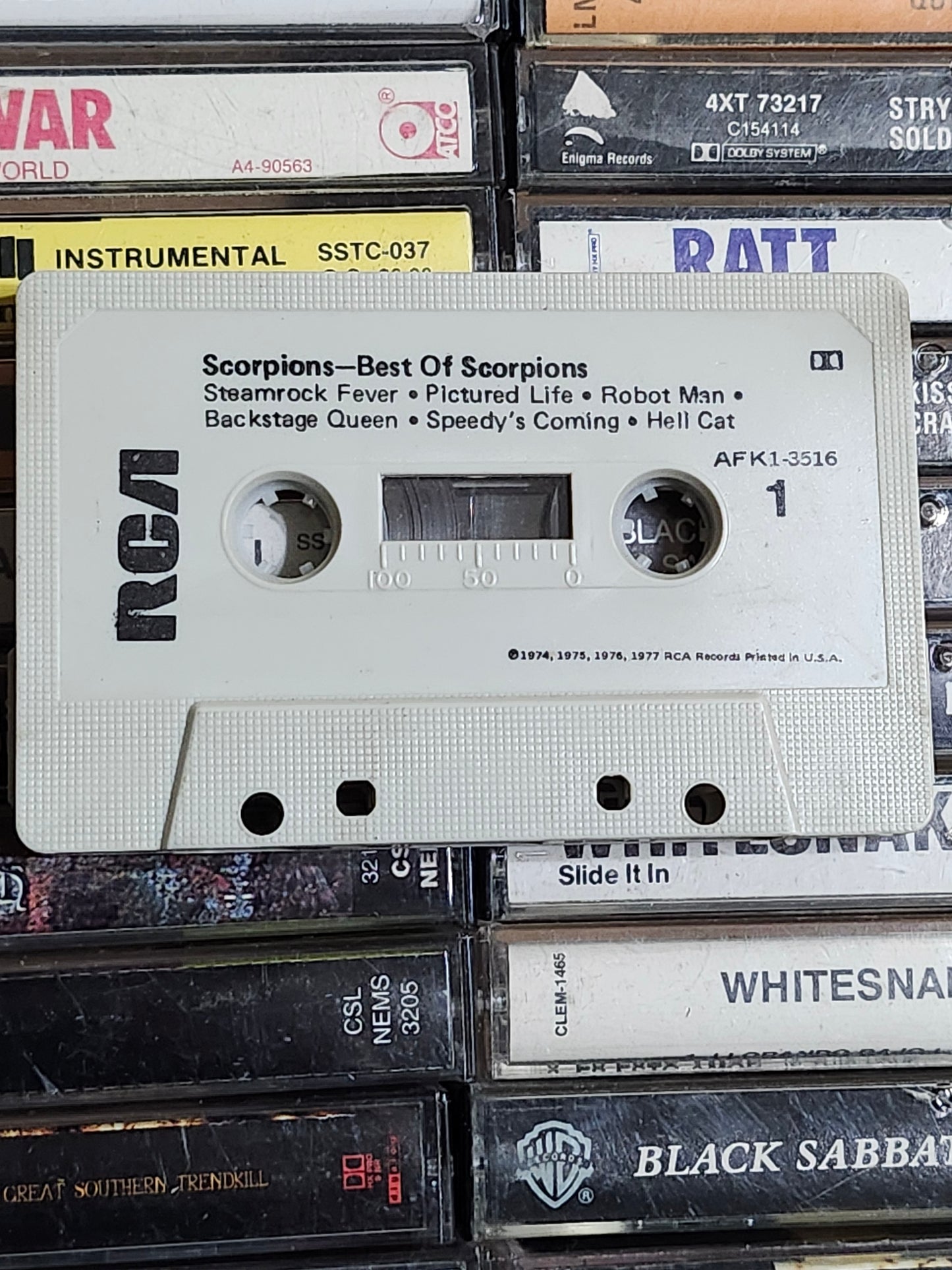 Scorpions Best Of Scorpions Hard Rock Heavy Metal Cassette Tape