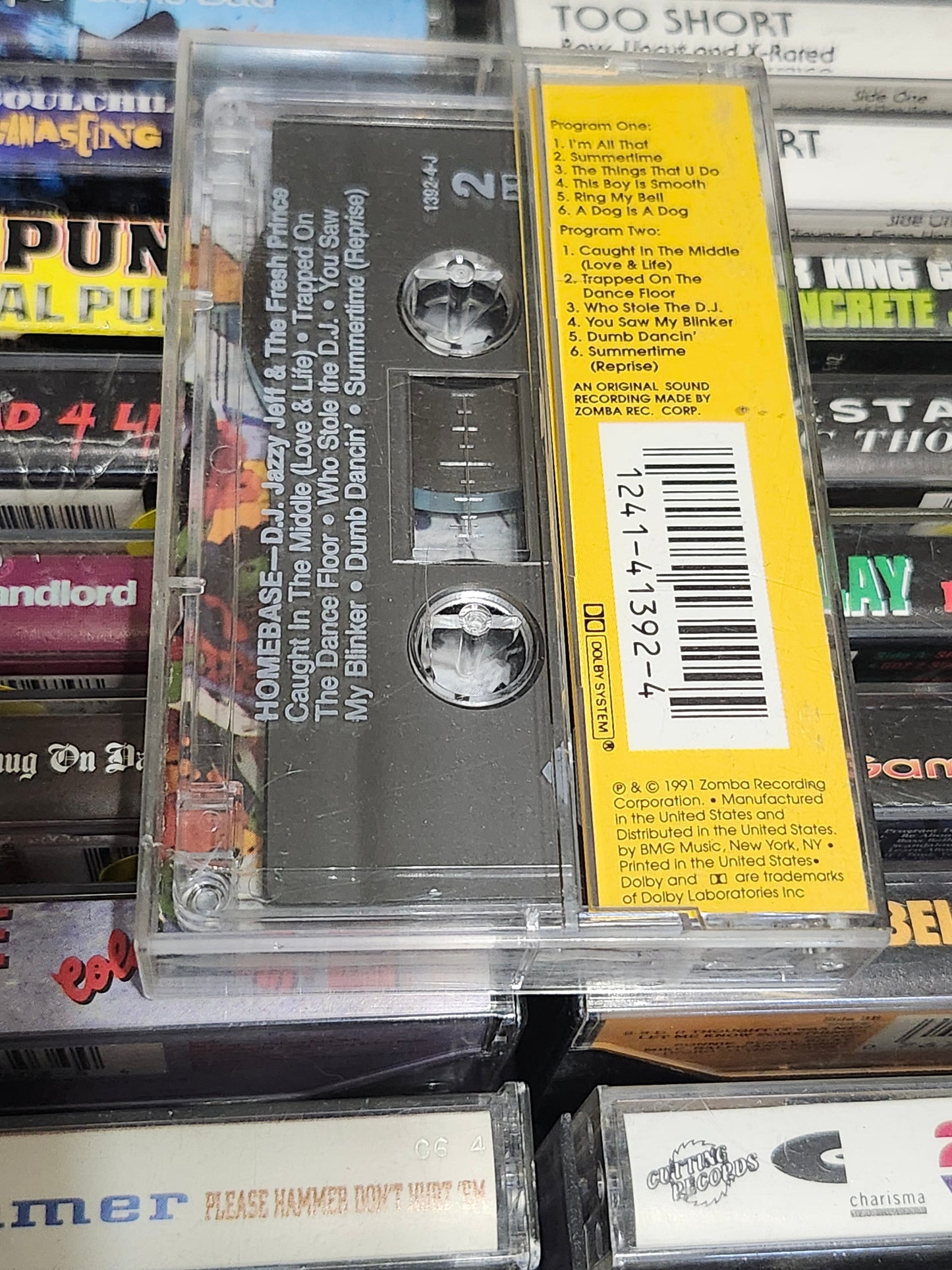 DJ Jazzy Jeff & the Fresh Prince Homebase Cassette