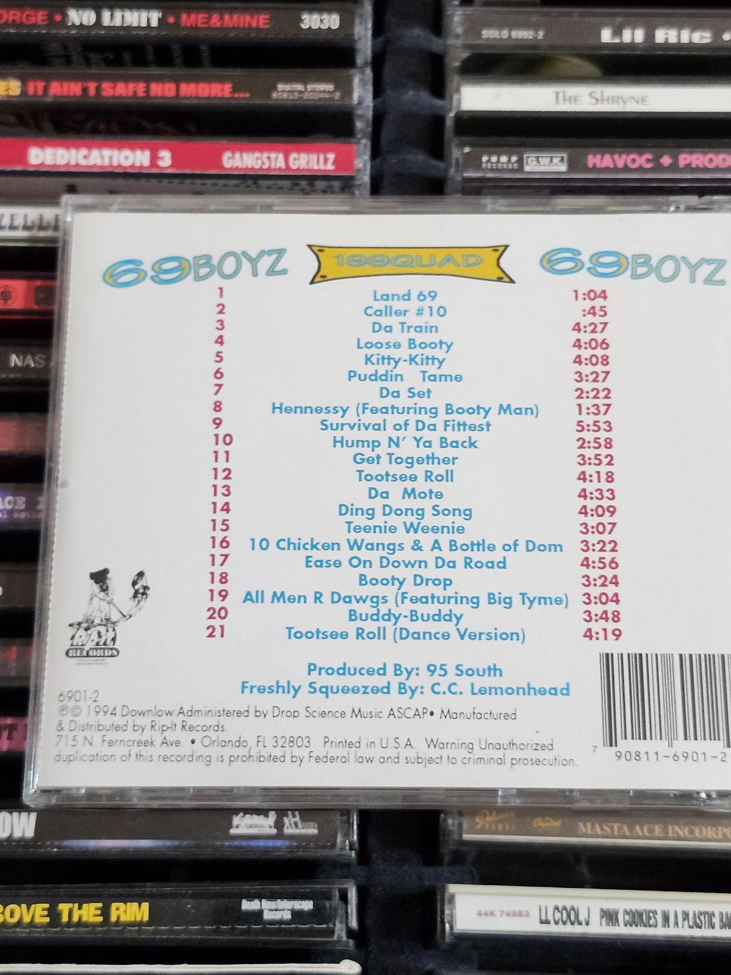 69 Boyz Nineteen Ninety Quad CD