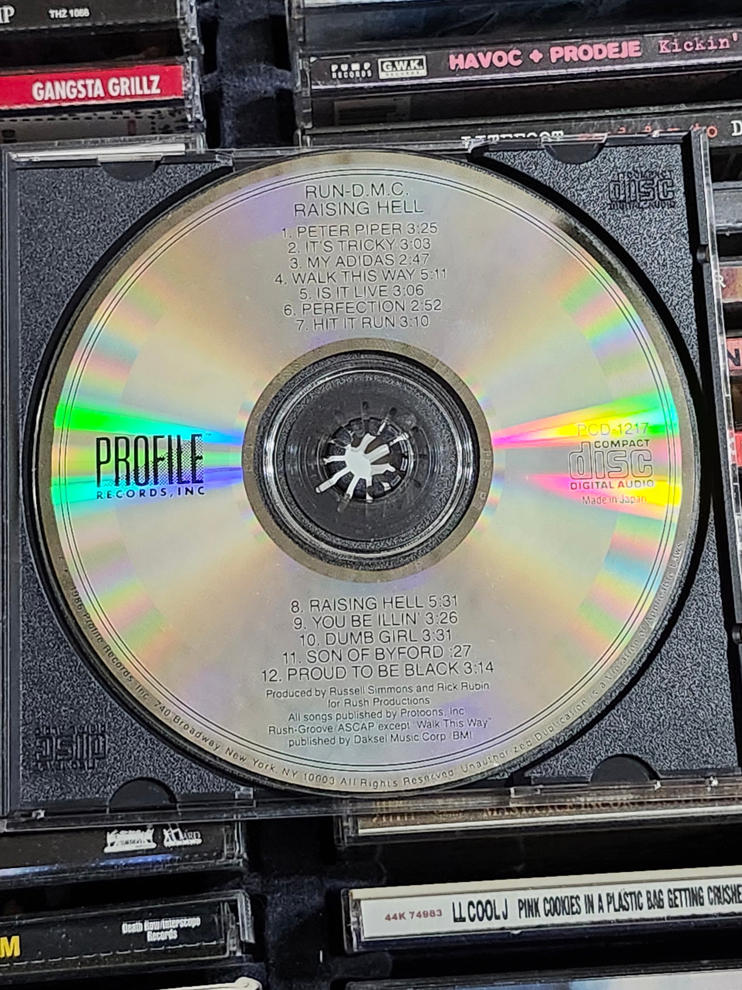 Run DMC Raising Hell CD