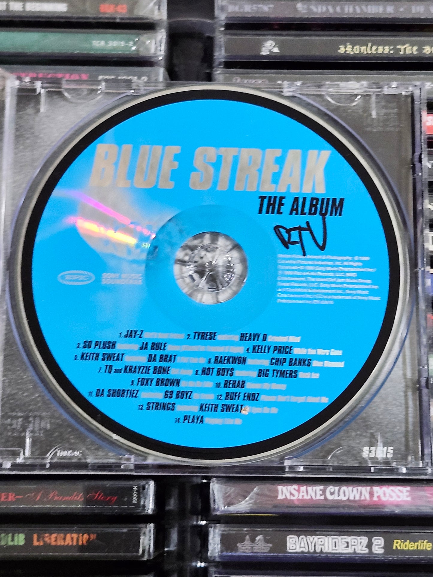 Blue Streak Soundtrack CD Jay-Z Raekwon Ja Rule Da Brat TQ Krayzie Bone