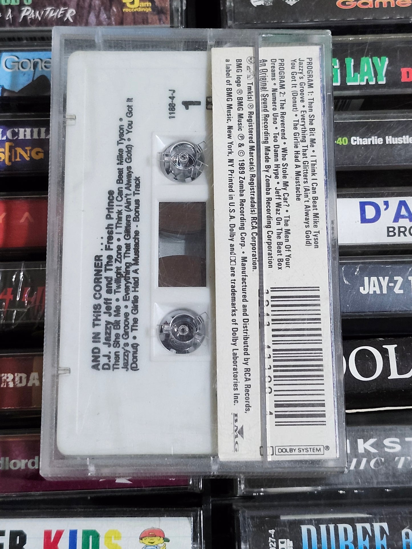 D.J. Jazzy Jeff & The Fresh Prince And In This Corner Cassette Tape Will Smith