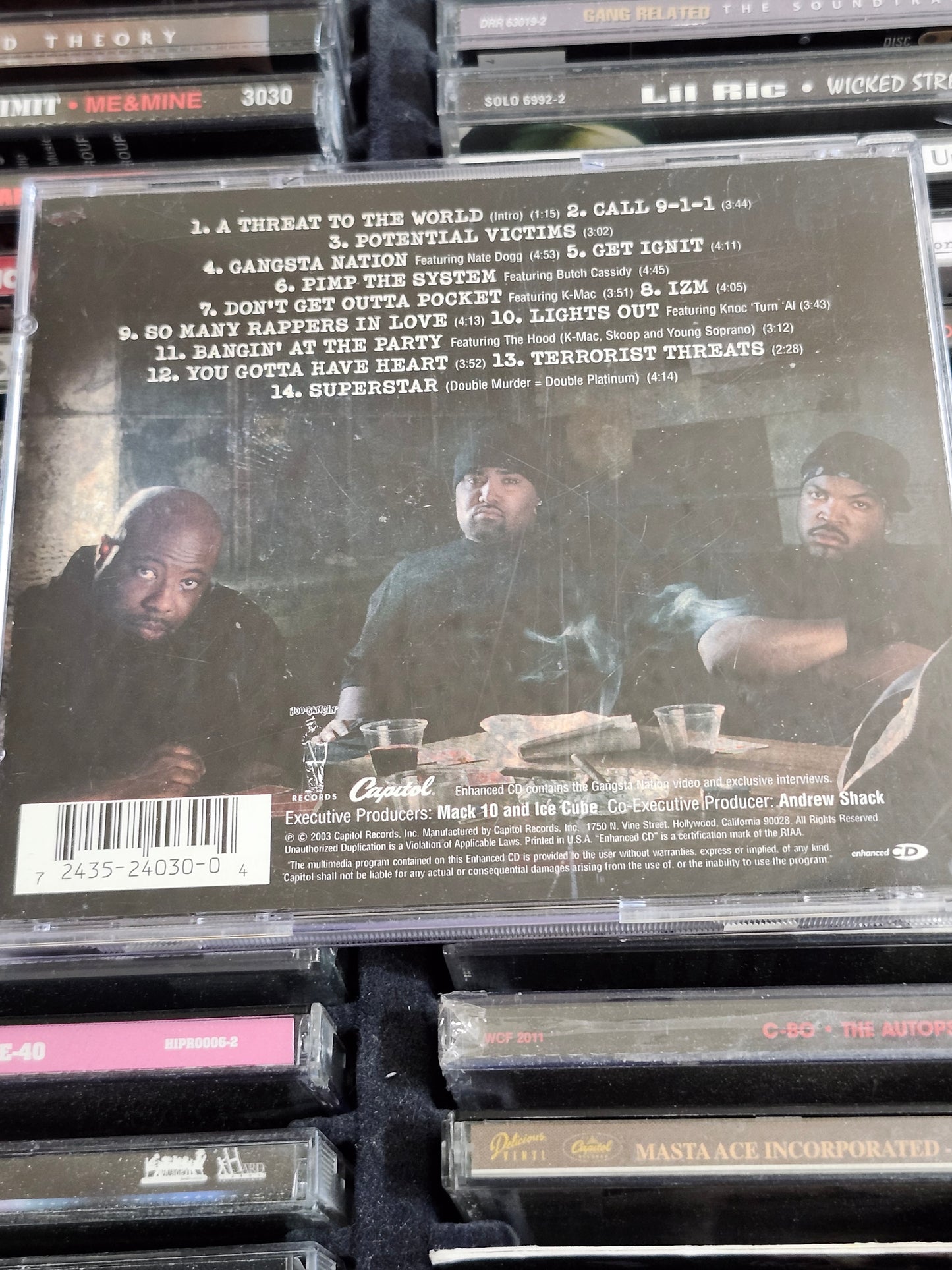 Westside Connection - Terrorist Threats CD WC Mack 10 Ice Cube
