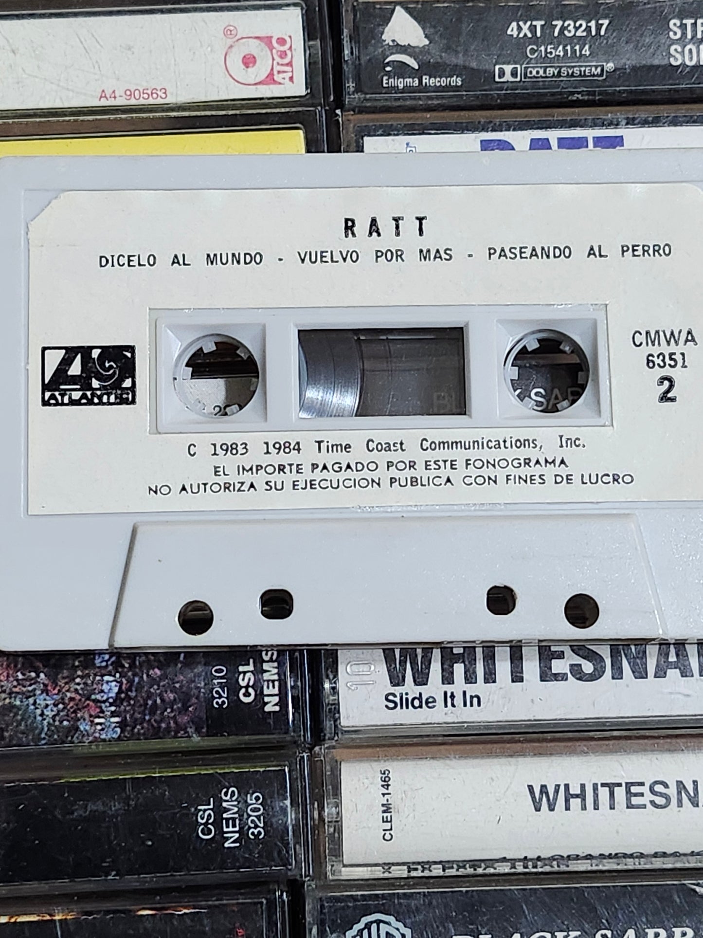 Ratt Cassette Tape Rare