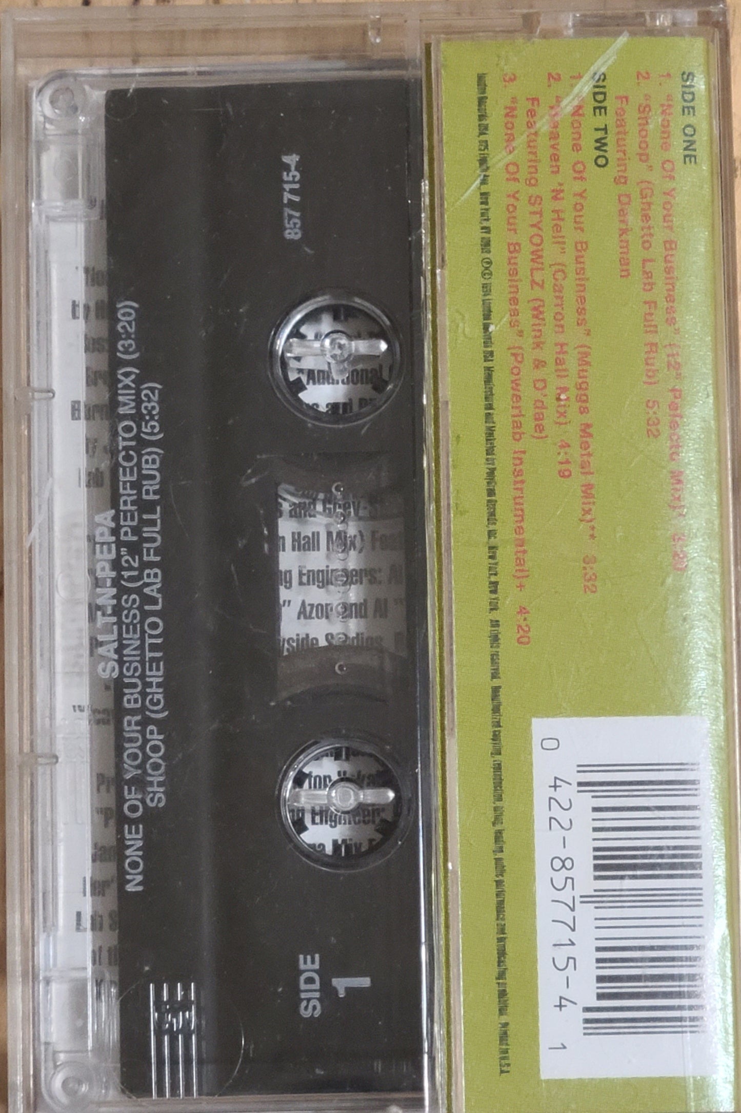 Salt-N-Pepa None Of Your Business Cassette Tape