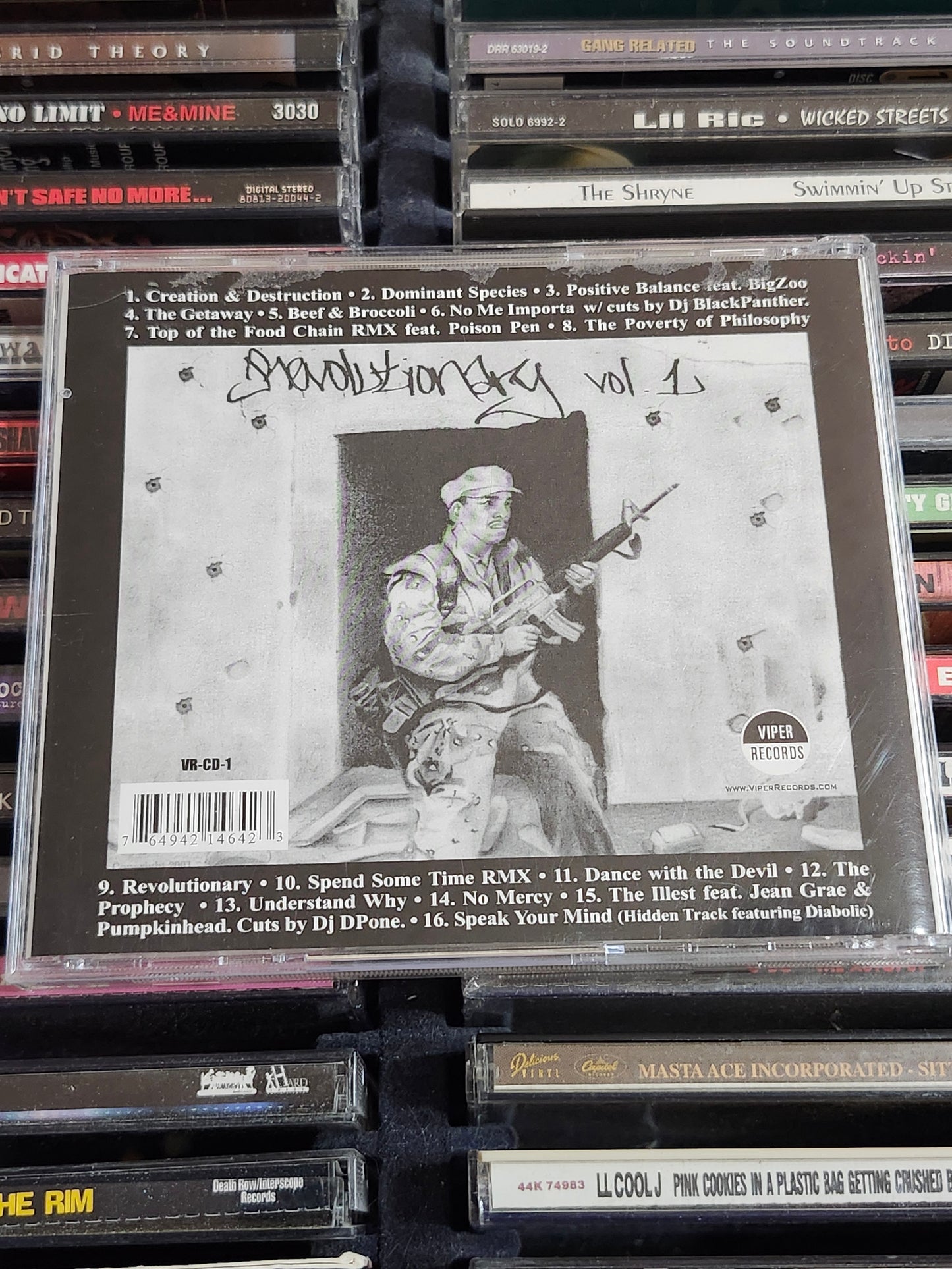 Immortal Technique - Revolutionary Vol. 1 CD Rare HTF OOP