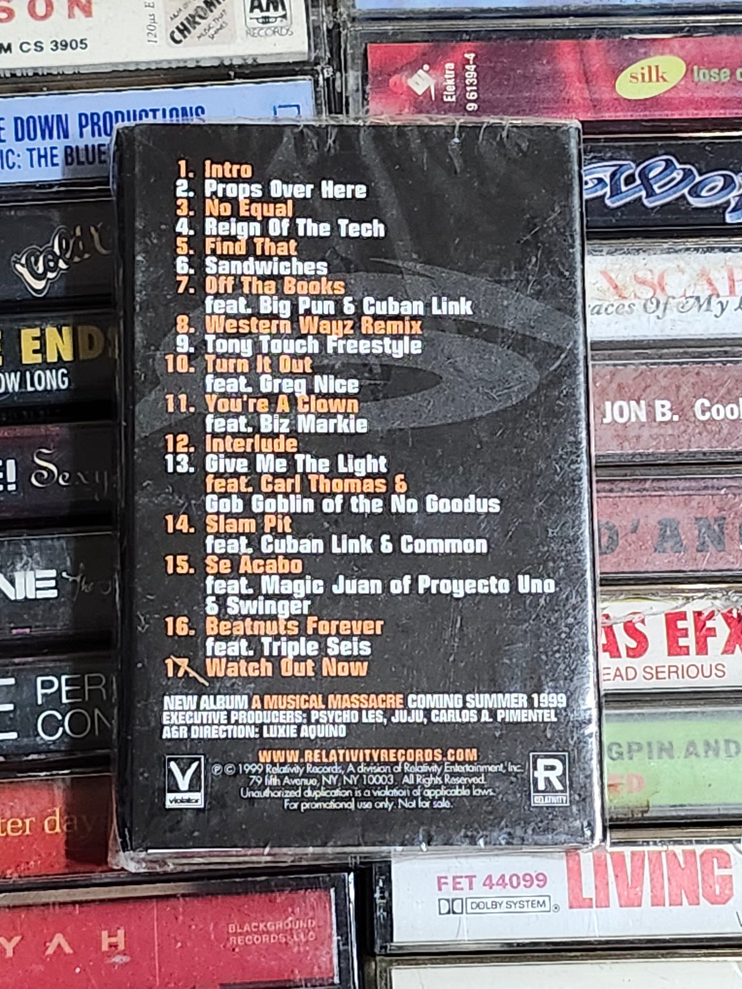 Beatnuts Musical Massacre Mixtape Cassette Tape New